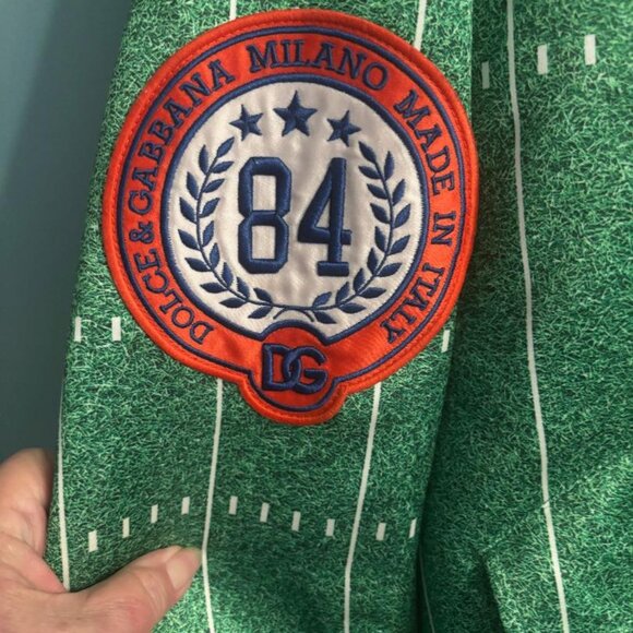 Dolce Gabbana Men's Bomber Jacket for Neiman Marcus Green Made in Italy NWOT - Picture 2 of 8